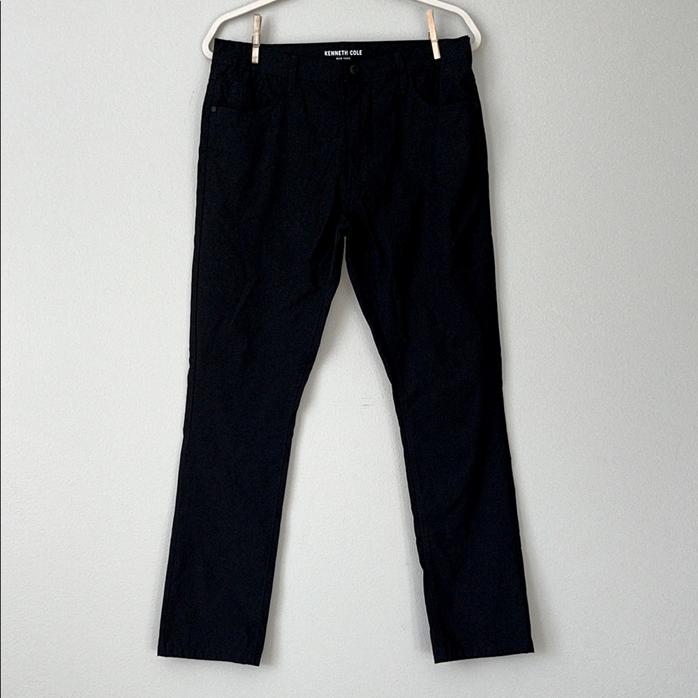 Kenneth Cole Slim Fit Tech Pant / Black‎ / SZ 33 X 30